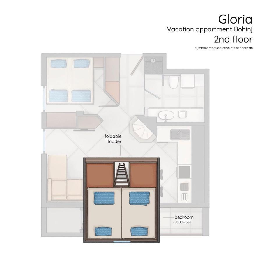 Gloria Holiday - Apartment Bohinj Zewnętrze zdjęcie